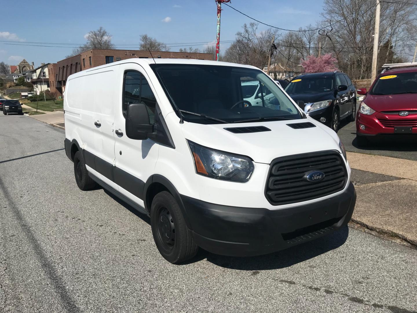 2016 White /Gray Ford Transit 150 Low Roof (1FTYE1ZM0GK) with an 3.7 V6 engine, Automatic transmission, located at 577 Chester Pike, Prospect Park, PA, 19076, (610) 237-1015, 39.886154, -75.302338 - Photo#2